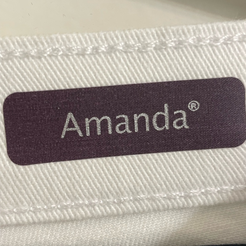 Gloria Vanderbilt White Amanda Classic Jeans Size 10x31